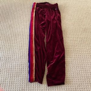 Aviator Nation Velour Track Pants